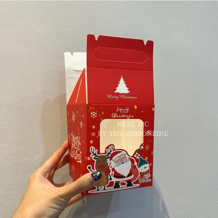 

Box Natal/ Christmas Box/ Box Snack Cookies Natal 11X9.5X9.5Cm Isi 4 096