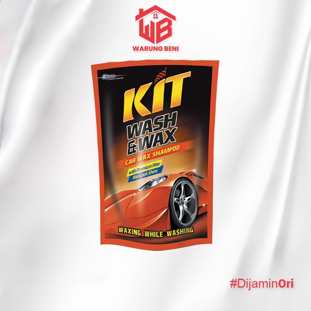 KIT Wash & Wax Car Wax Pouch 400ml