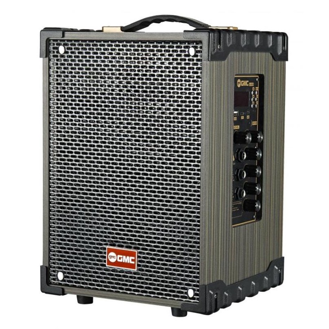 Speaker Portable GMC 899P Bluetooth Karaoke 2 Mic Wireless High Power