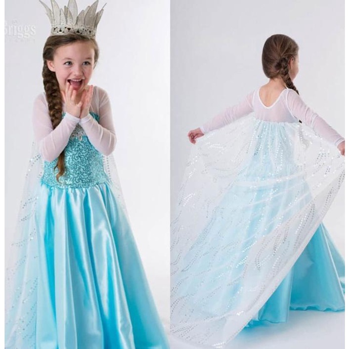 Dress Kostum Disney Princess Anak Frozen Elsa - CLASSIC (DR1619)