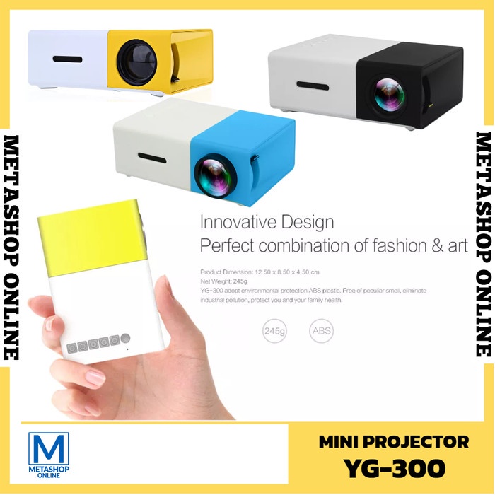 Hawas Mini Projector Yg300 Led Proyektor Yg-300