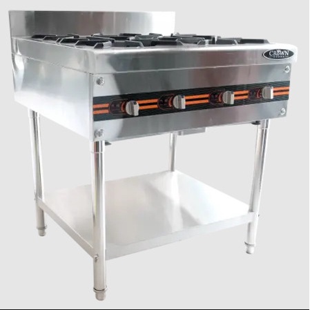 STANDING GAS BURNER (COOKING STOVE 4 BURNER) YSN-ST4 CROWN HORECA