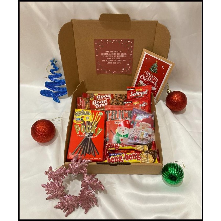 

TERBARU HAMPERS NATAL SNACK GIFT / SNACK BOX GIFT / HADIAH ULTAH !