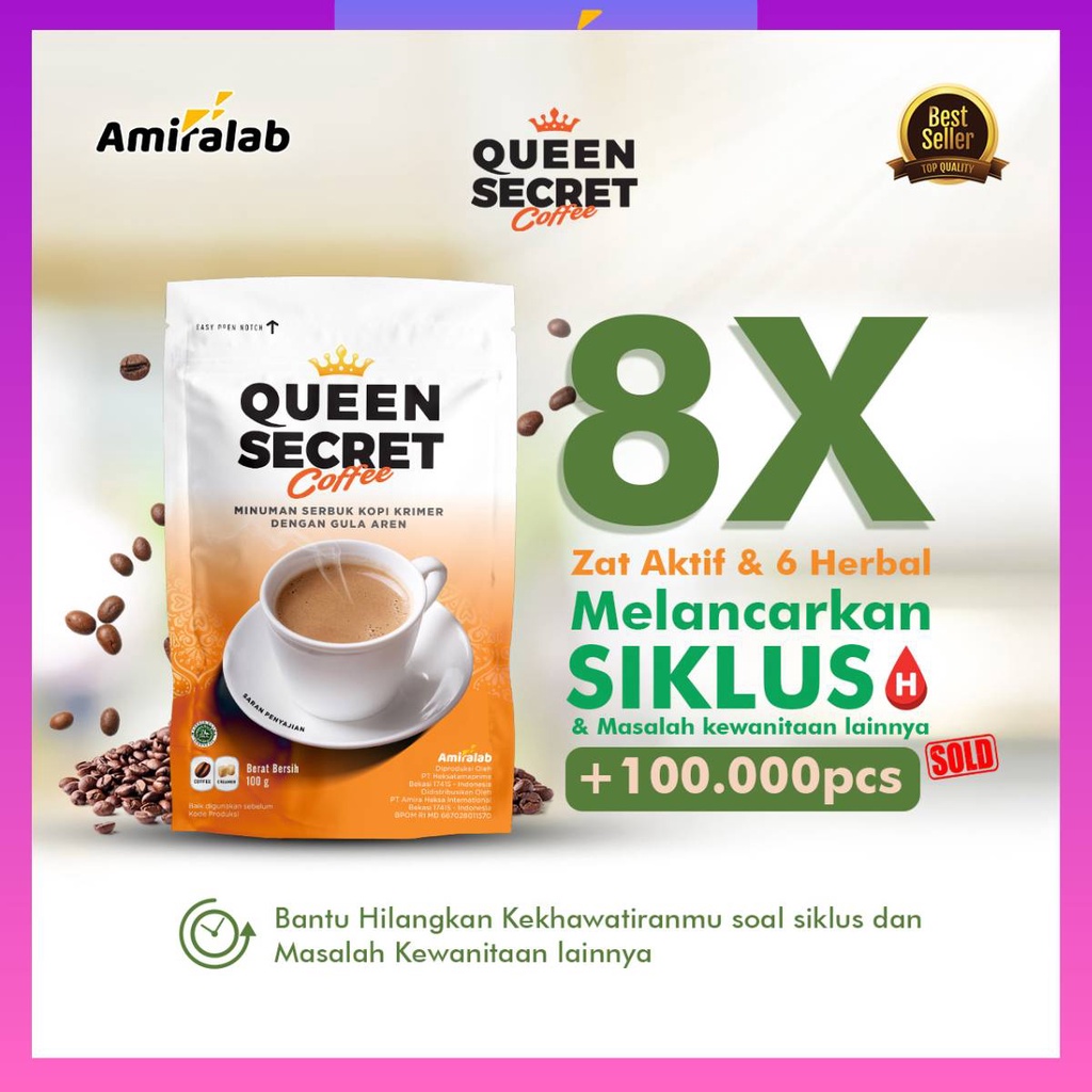 

Queen Secret Coffee Minuman Kopi Herbal Solusi Membantu Kesehatan Wanita Obat Herbal Keputihan