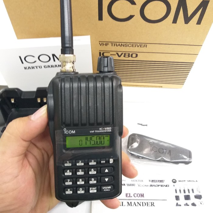 HT ICOM IC-V80 ORIGINAL RESMI - HT ICOM V80 VHF ORIGINAL