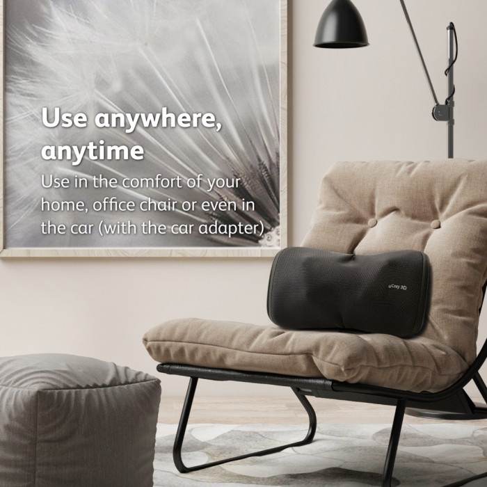 JM- OSIM uCozy 3D Passion Black - Portable Massager / Alat Pijat Portable