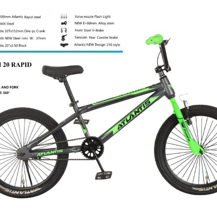 Promo Sepeda Anak Bmx 20 Inch Atlantis Torpedo