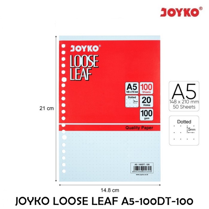 

JOYKO LOOSE LEAF A5-100DT-100LB