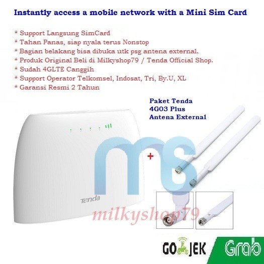TENDA 4G03 4G-03 / PENGGANTI 4G680 MIRIP MR6400 / MR100