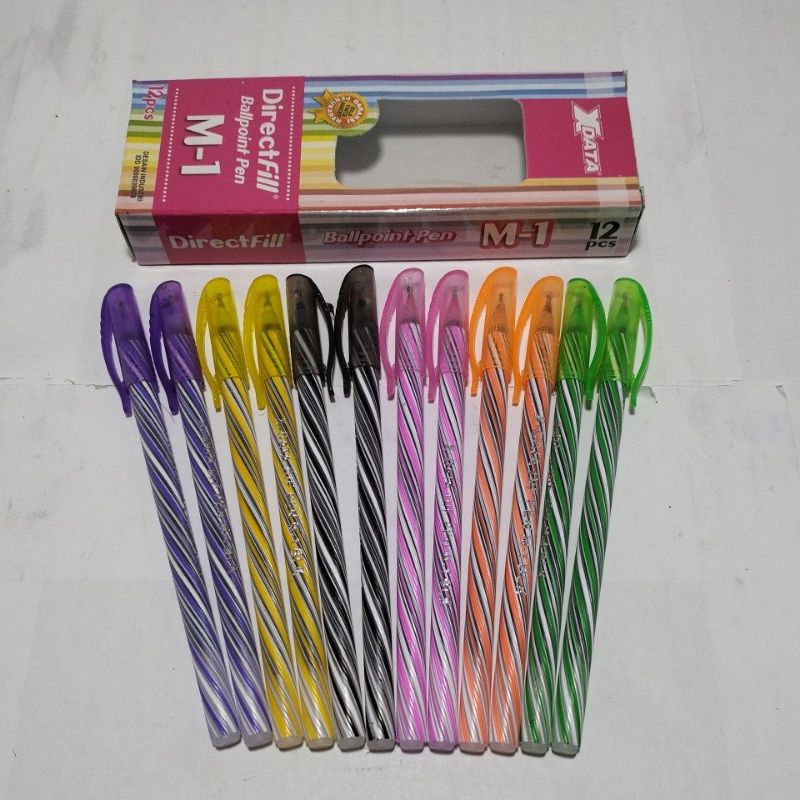 

Bolpen Xdata ulir 12 pcs bolpoint sangat nyaman