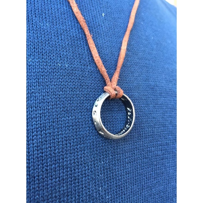 Kalung Uncharted 4 playstation PS4 Nathan Drake Sic Parvis Magna Ring