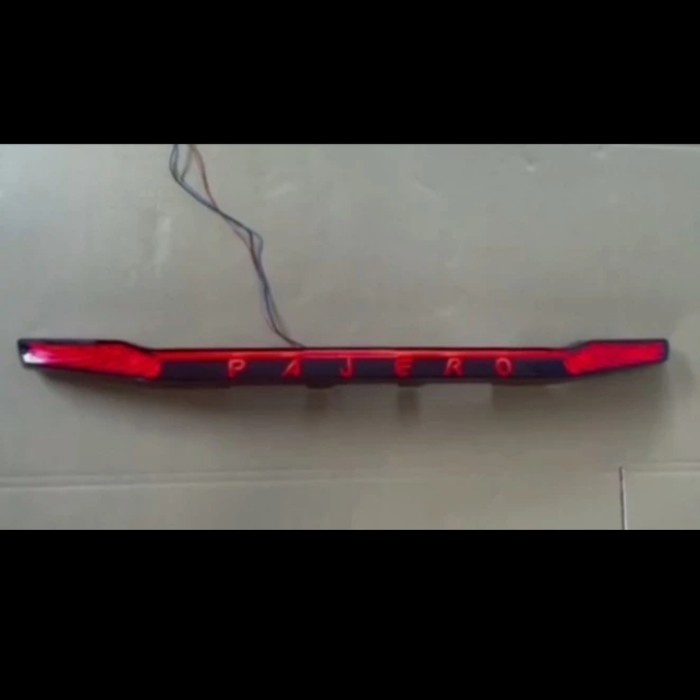 [New Ori] Trunklid Trunk Lid All New Pajero Sport Hitam Lampu Led Model Sayap Bisa Sameday