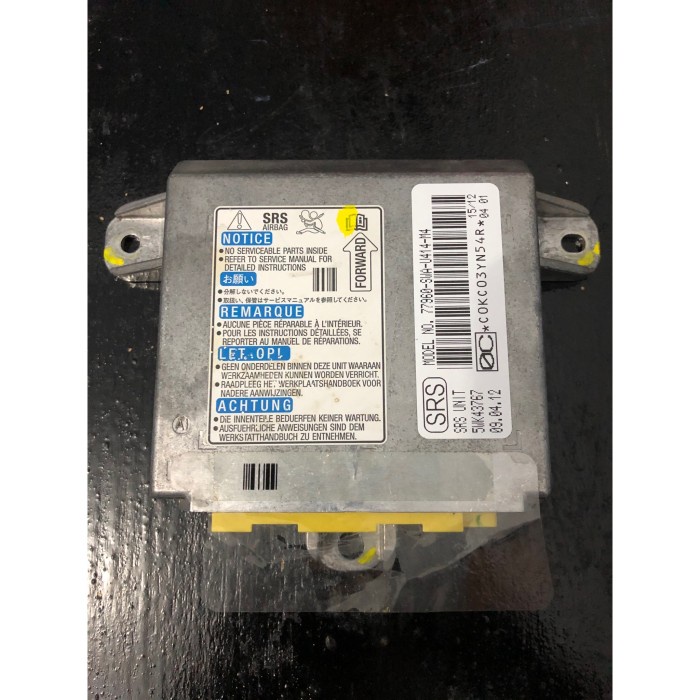 [New Ori] Modul Airbag Ecu Air Bag Srs Honda Crv Gen 3 Kodok 77960-Swa-U414-M4 Bisa Sameday