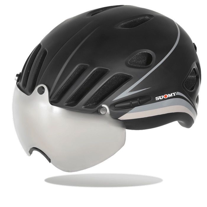✨Ori Suomy Vision Helmet - Black - Helm Sepeda Bisa Gojek