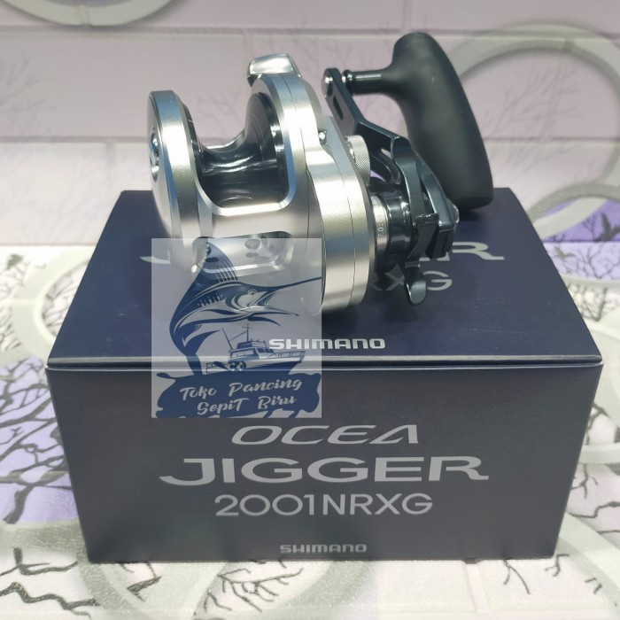 ✨Ori Reel Oh Shimano Ocea Jigger 2001Nrxg Handle Kiri New 2021 Bisa Gojek