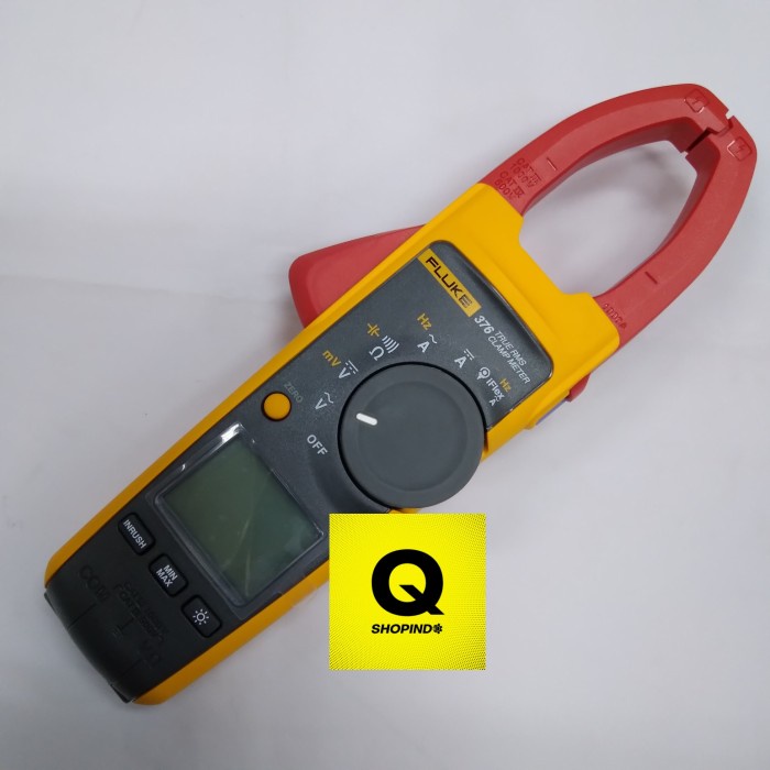 ✅Termurah Fluke 376 / Fluke-376 / 376 / Clamp Ampere 1000A AcDc With Iflex Bisa Gojek