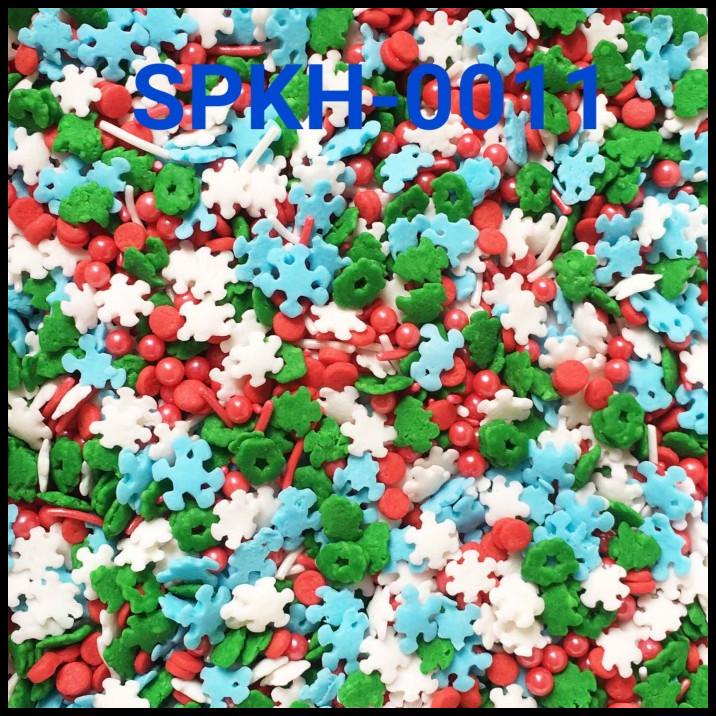 

GRATIS ONGKIR SPKH-0011 SPRINKLES SPRINKLE SPRINKEL 500GR SNOWFLAKE MESES NATAL !!