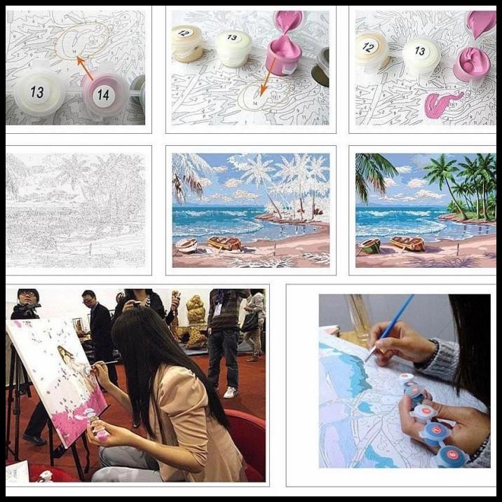 

HOT DEAL PAINTING BY NUMBER KIT OIL LUKISAN BTS !!!!