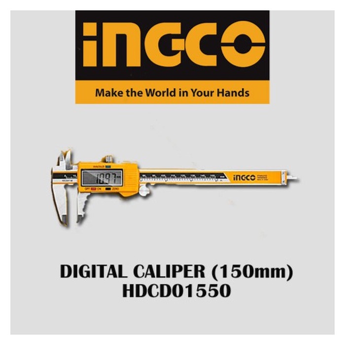 ✅Original Stainless Digital Caliper Ingco Sigmat Digital 6 Sketmat Hq Terbaru