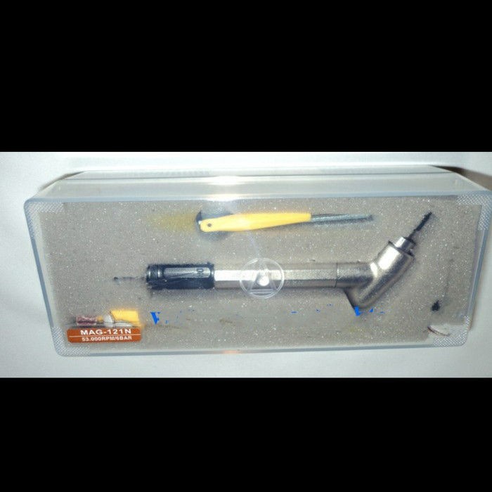 ✅Original Air Die Grinder Bengkok - Tuner Angin Bengkok Lyk Mag-121N - Borcun 45 Terbatas