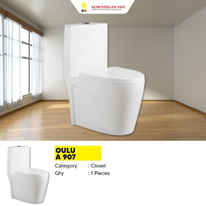 ✅Ori Closet Duduk Oulu A 907 Bisa Gojek