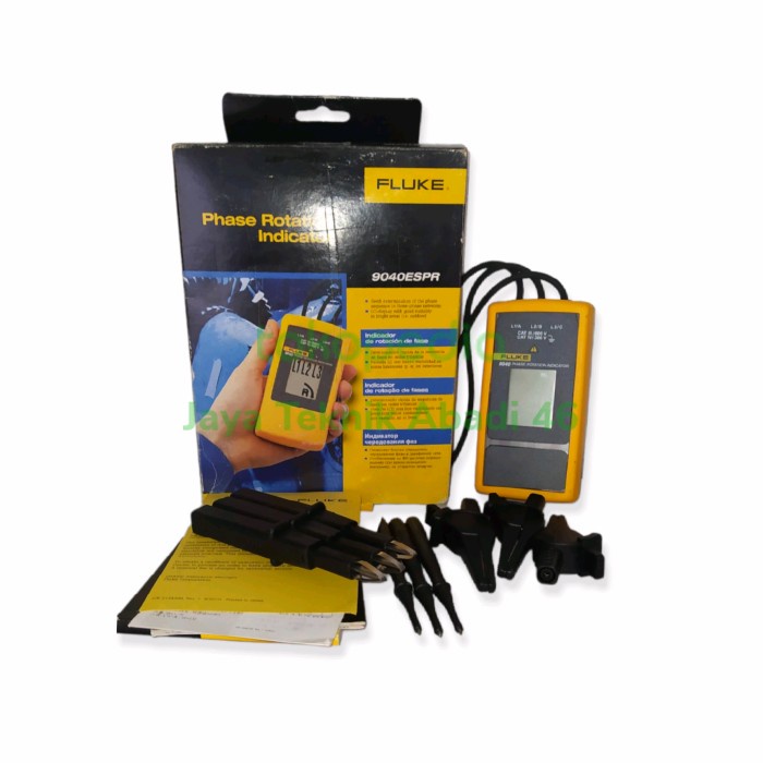 ✅Original Fluke 9040 Phase Rotation Indicator 3 Phase Sequence Berkualitas