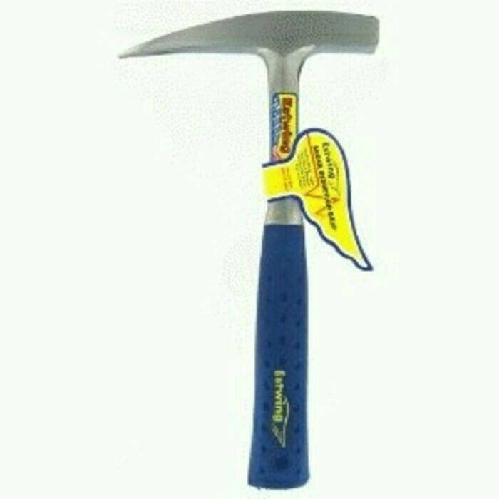 ✅New Ori Jual Palu Geologi Rock Pick Hammer Estwing E322P Bisa Sameday