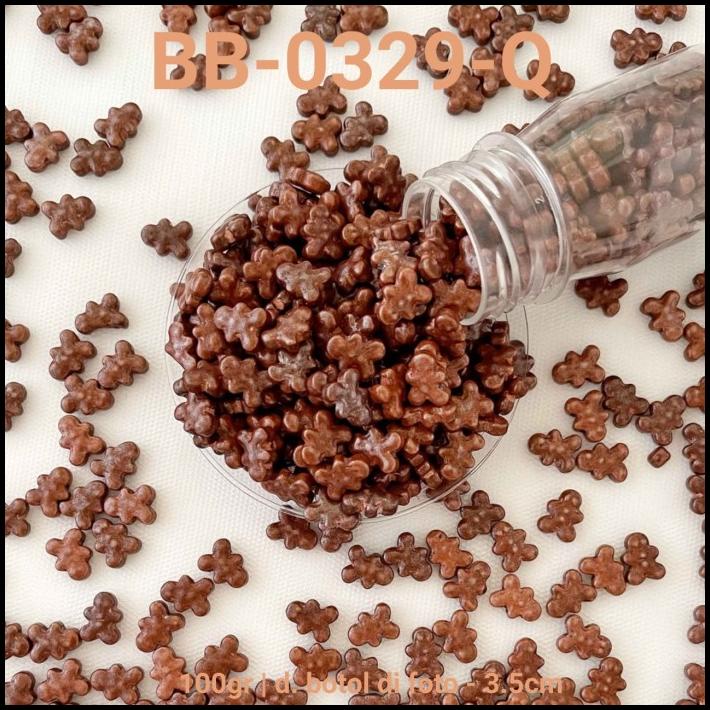 

DISKON GR-BB-0329 SPRINKLE SPRINGKEL SPRINKLES 100GR GINGERBREAD MAN KUE JAHE !!!!