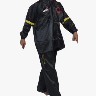 Jas hujan stelan celana Maxim hitam jas hujan driver ojol Maxim murah