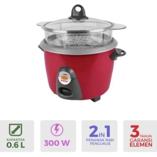 Rice Cooker Maspion Mrc 0619Pl ( 0.6 Liter ) Kimiwagobi