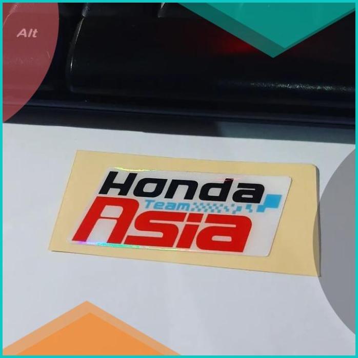 

Sticker Timbul Resin HONDA TEAM ASIA Stiker Logo Lycal 3D Kecil Satua