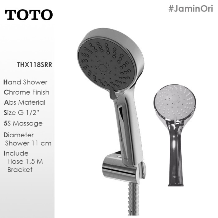 [Ori] Toto Hand Shower Thx118Srr - Shower Mandi Thx 118 Srr Bisa Sameday