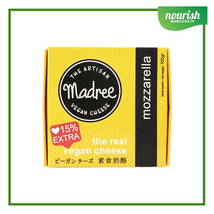 

Madree Vegan Cheese / Keju Vegan Non Gmo 100G