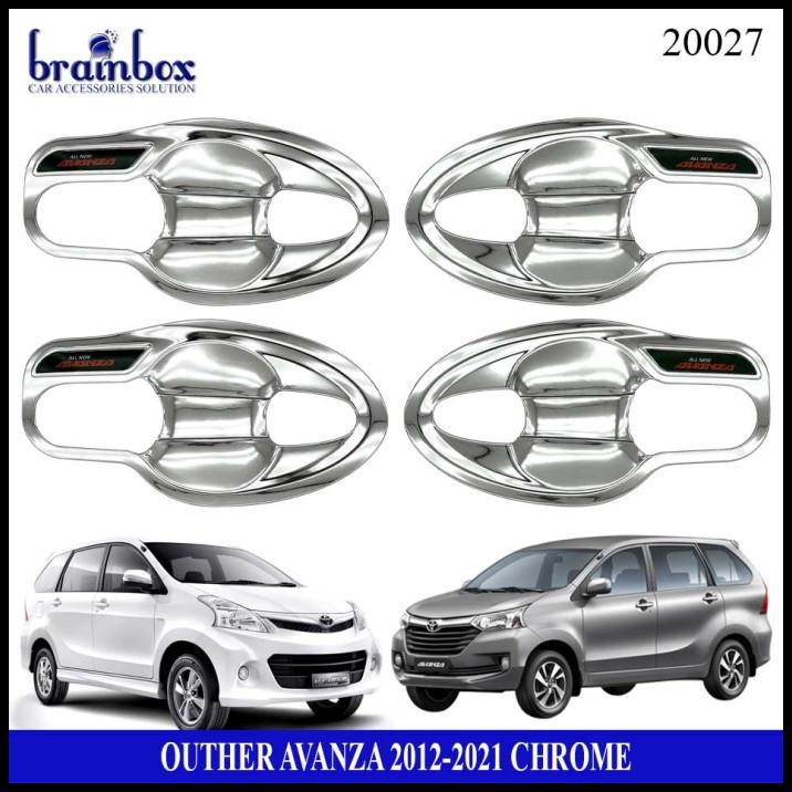 Lis- Outher Chrome Mangkok Pintu Mobil Avanza Xenia 2012-2021