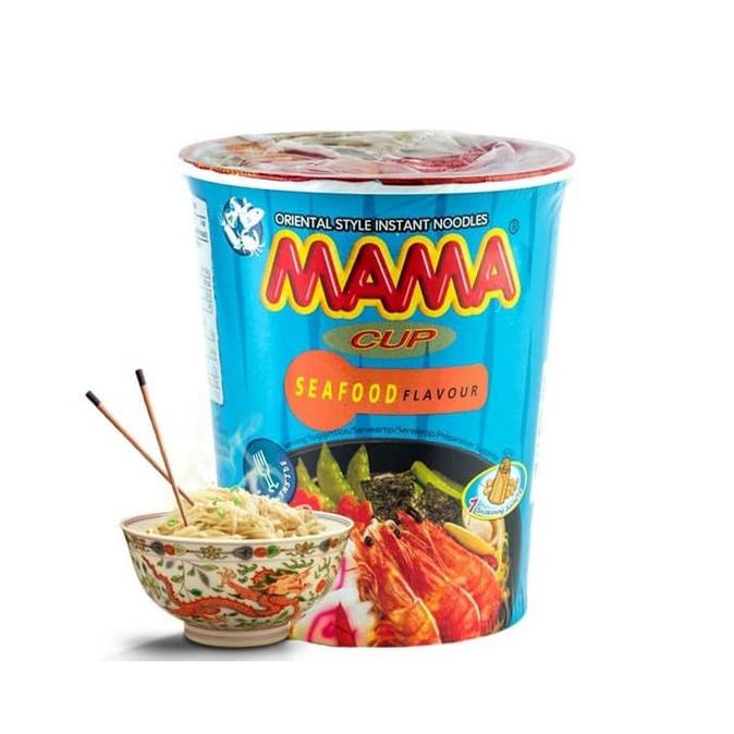 

Mie Instan Mama Noodle Seafood Kemasan Cup 70g Makanan Thailand