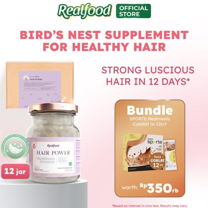 

{SALE} Realfood Hair Power Sarang Burung Walet + Kolagen, Lidah Buaya + Serum {Terlaris}