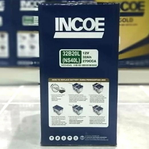 Aki Mobil Honda Brio, Mobilio, Jazz, Brv Ns40L Ns40Zl Incoe Aki Basah