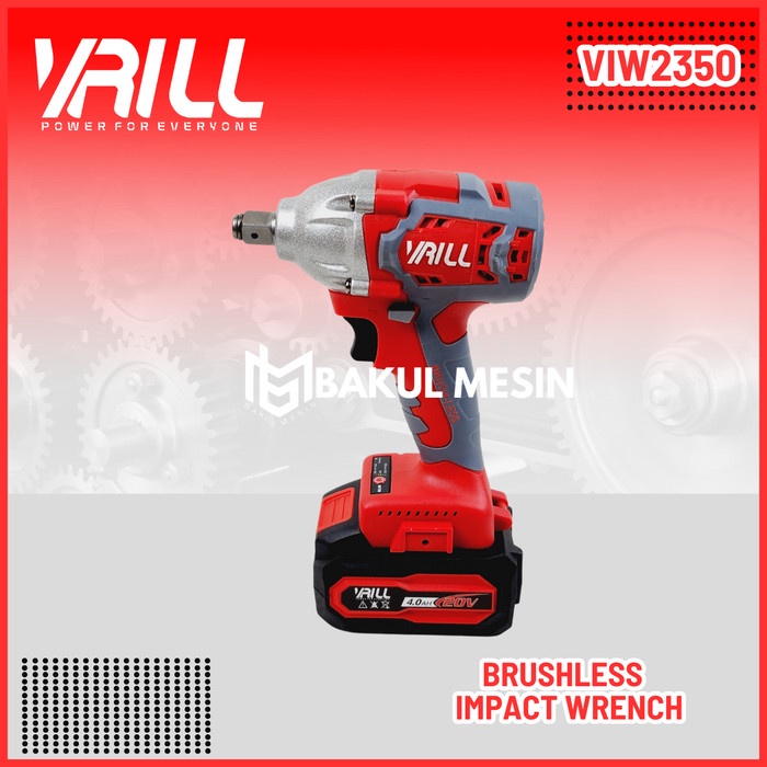 ✅New Vrill Viw2350 Cordless Impact Wrench Mesin Pembuka Baut Viw 2350 Terbatas