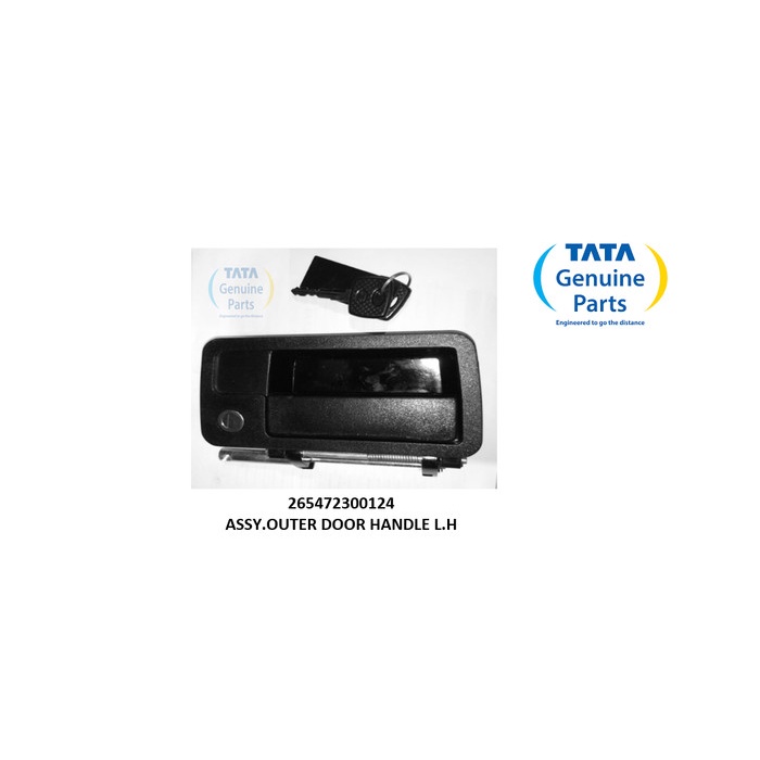 TATA MOTORS LPT 913 ASSY.OUTER DOOR HANDLE L.H 265472300124 ORIGINAL