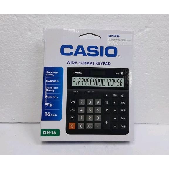 

Kalkulator Casio 16 Digit DH-16 / Calculator Casio DH-16 Besar