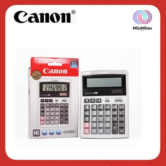 

KALKULATOR CANON 12 DIGIT TX-1210Hi III CALCULATOR