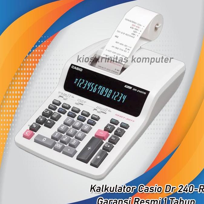 kalkulator casio dr 240r murah