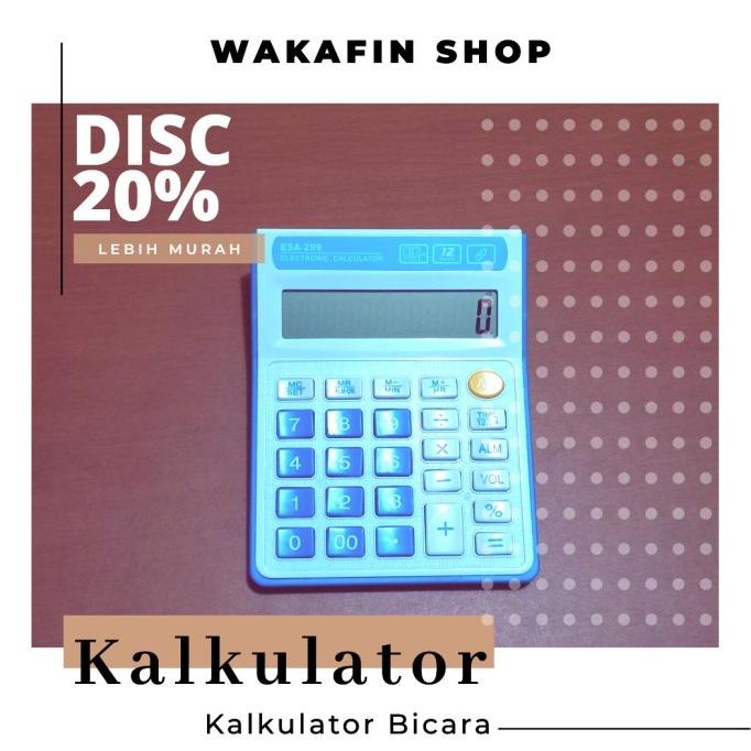 

DISKON!!! KALKULATOR BICARA UNTUK TUNANETRA