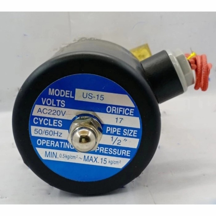 ✅Baru Solenoid Valve 2 Way Us-15 / Steam Solenoid Valve 2 Way Berkualitas