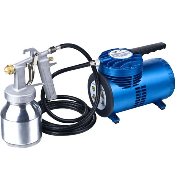 ✅Baru Mdn-Kompresor Mini Dan Spray Gun Paket Komplit Alat Pengecatan Terbatas