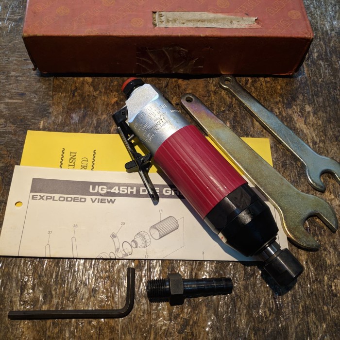 ✅Baru Uryu Heavy Duty Die Grinder Ug-45H Made In Japan Bisa Sameday