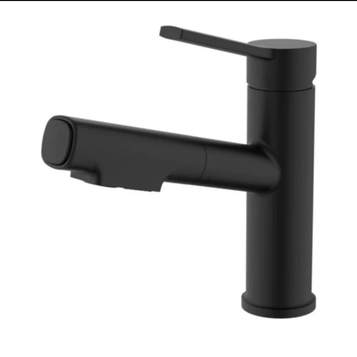[New] Kran Sink Wastafel Tarik Panas Dingin Black Hitam Model Toto Bisa Gojek