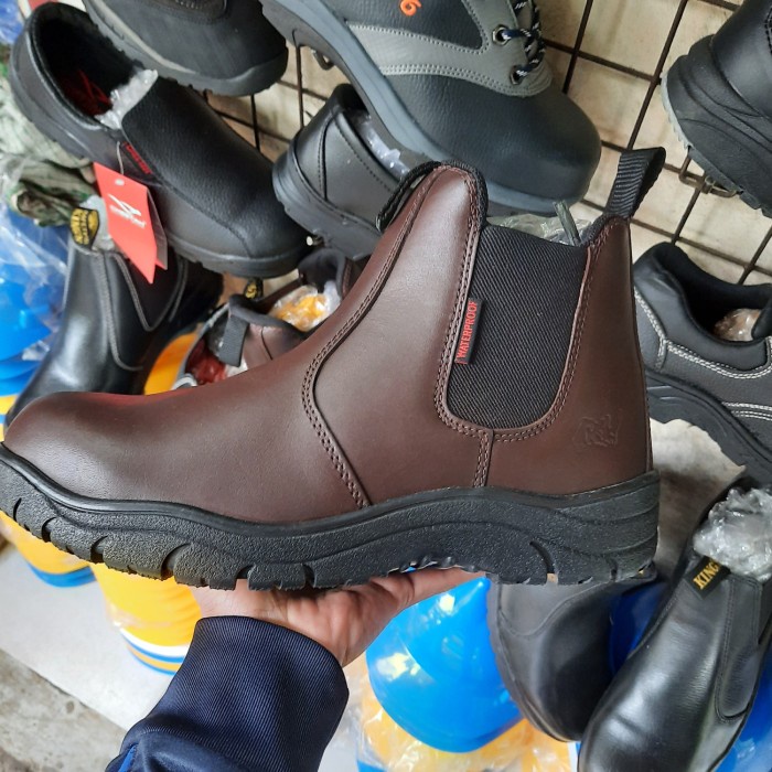 [New Ori] Sepatu Safety Shoes Black Rhino Original Terbatas