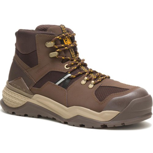 [New Ori] Sepatu Safety Caterpillar Provoke At Wp Coklat Original Diskon