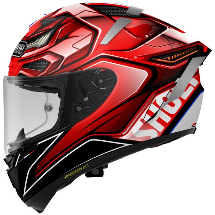 [New Ori] Shoei X-14 Aerodyne Tc 1 Red White  Shoei  Sni  Full Face Limited